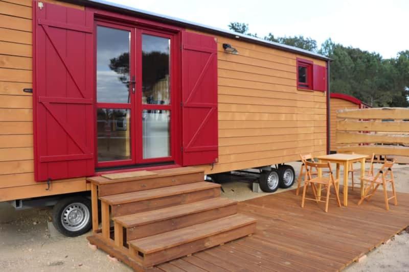 Roulottes Cocooning Au Coeur Des Landes Hotel Mées Екстериор снимка