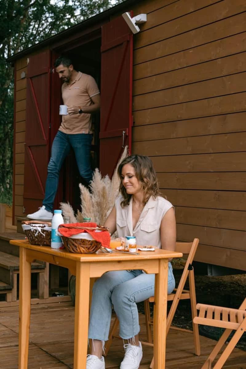 Roulottes Cocooning Au Coeur Des Landes Hotel Mées Екстериор снимка