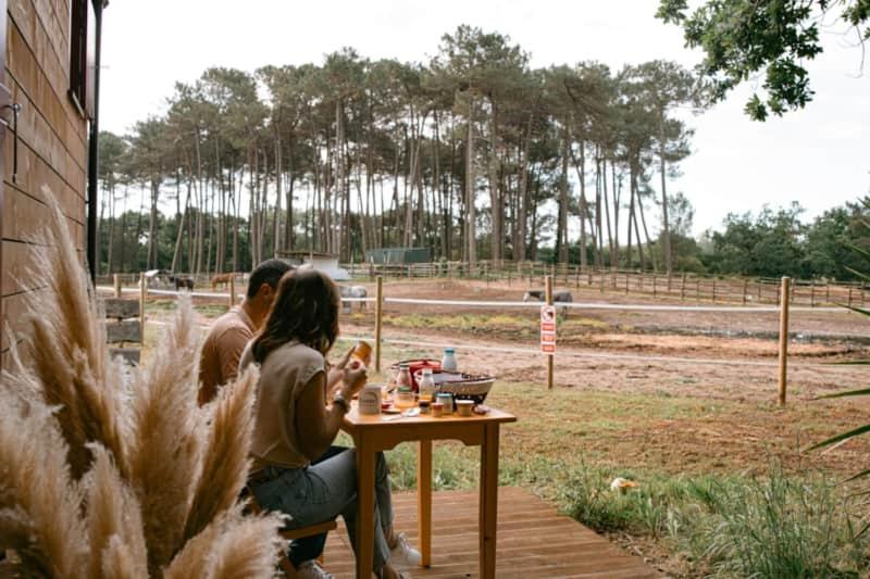 Roulottes Cocooning Au Coeur Des Landes Hotel Mées Екстериор снимка